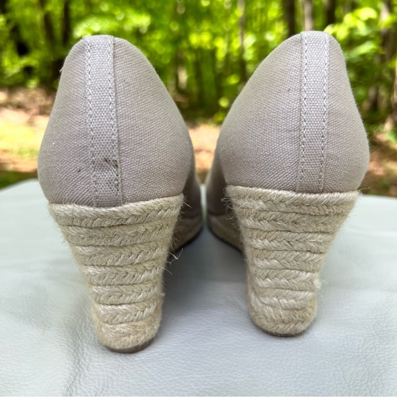 Jcrew Seville espadrille wedges in canvas, size 9.4 - Picture 6 of 11